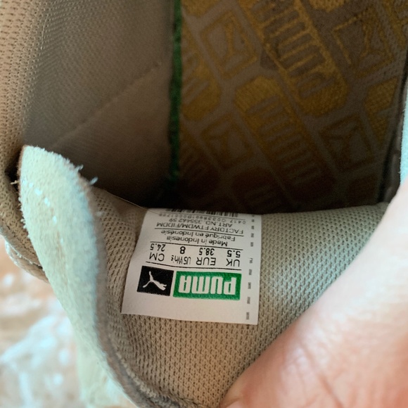 Puma Tan Suede Sneakers - Picture 5 of 6